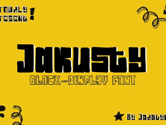 Jakusty font