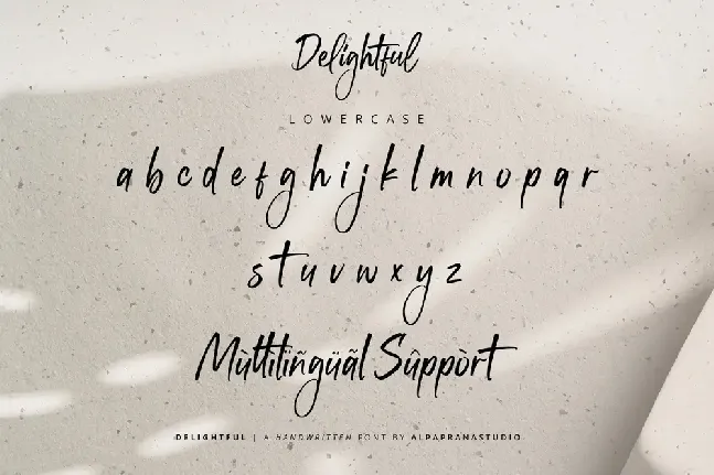 Delightful font