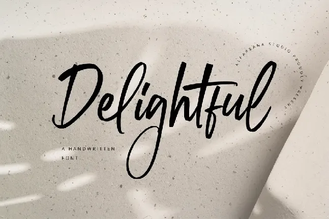 Delightful font