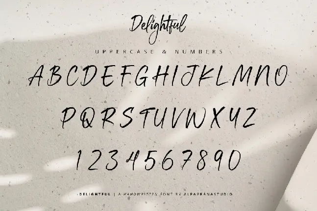 Delightful font