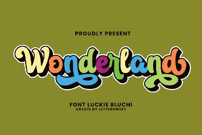 Luckie Bluchi font