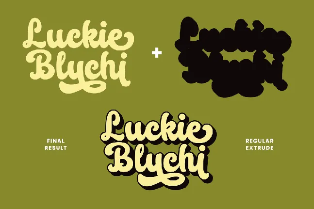 Luckie Bluchi font