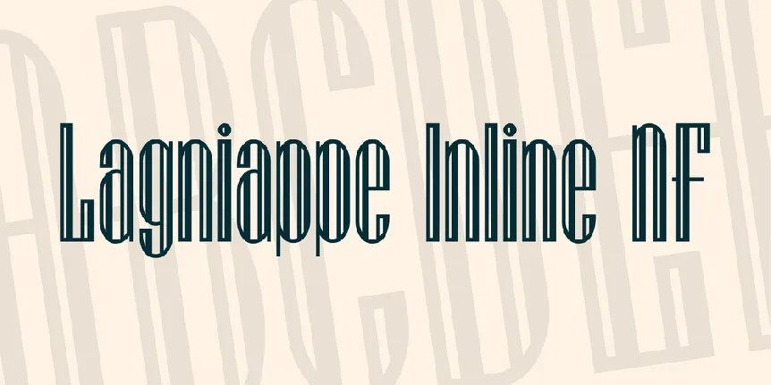 Lagniappe Inline NF font