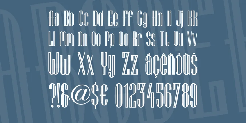 Lagniappe Inline NF font