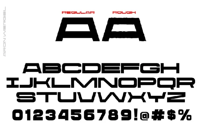 Aron Wergel font