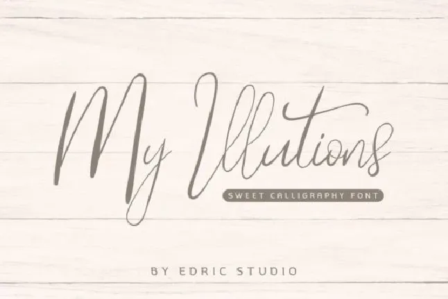 My Illutions font