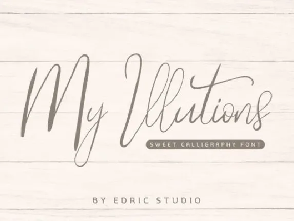 My Illutions font