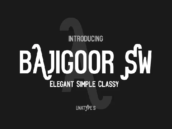 Bajigoor SW font