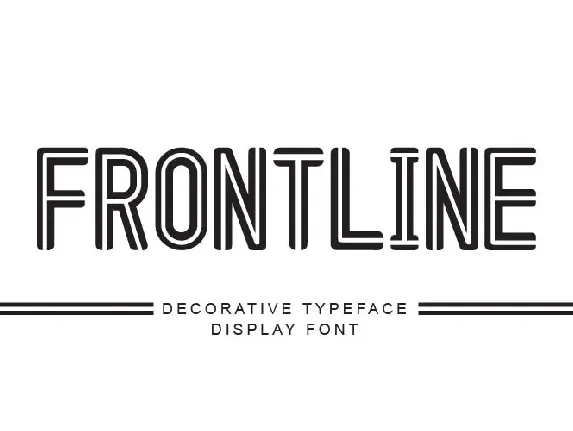 Frontline font