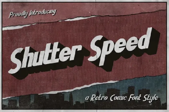 Shutter Speed font