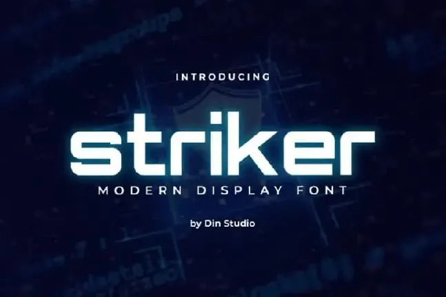 Striker Display font