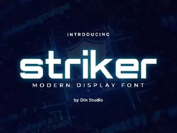 Striker Display font