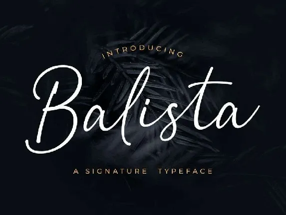 Balista font