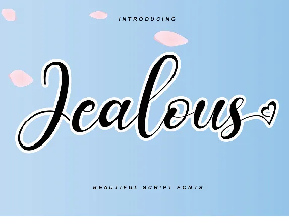 Jealous font