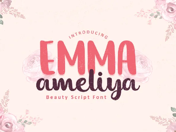 Ameliya Emma font