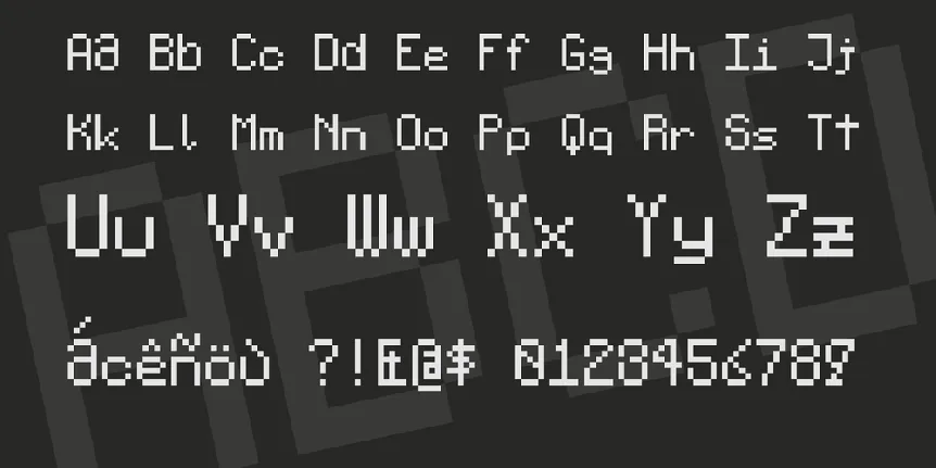 unicode 00xx square font