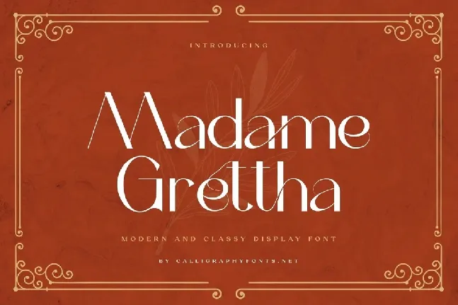 Madame Grettha font