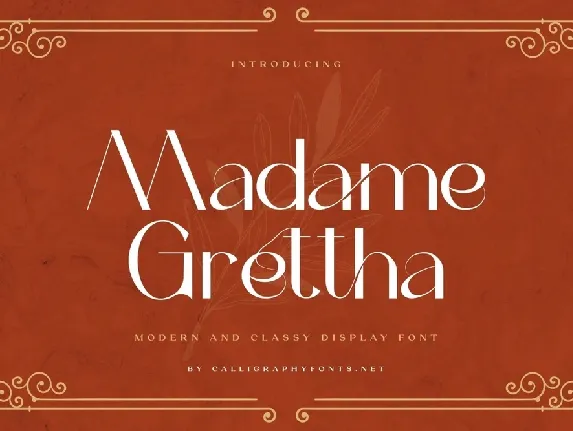 Madame Grettha font