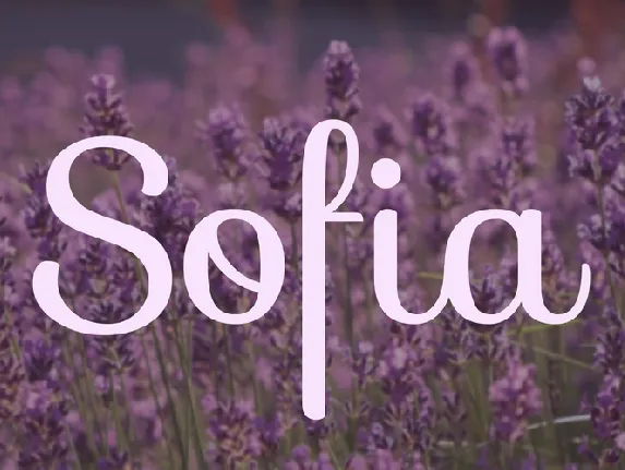 Sofia font