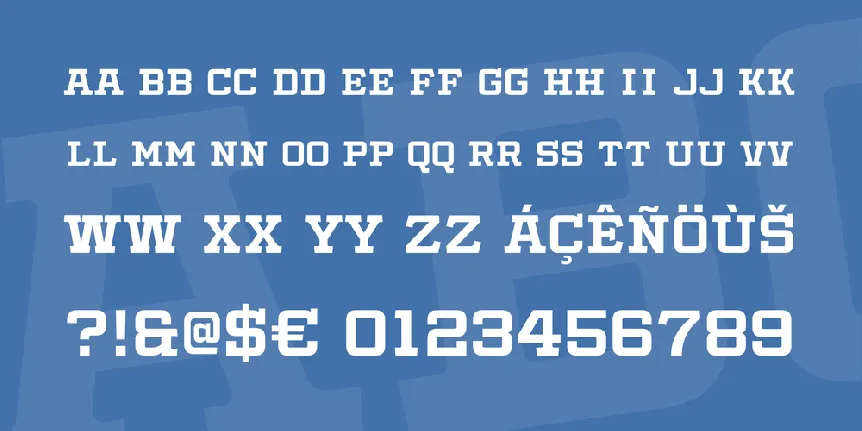 Slabby Prices font