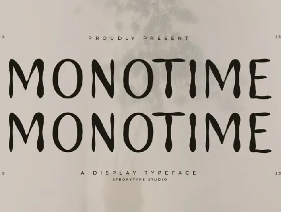 Monotime font