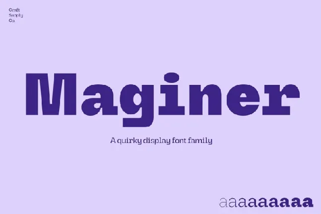 Maginer font