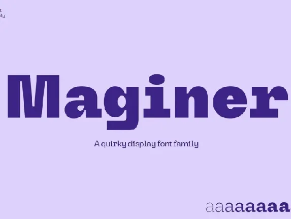 Maginer font