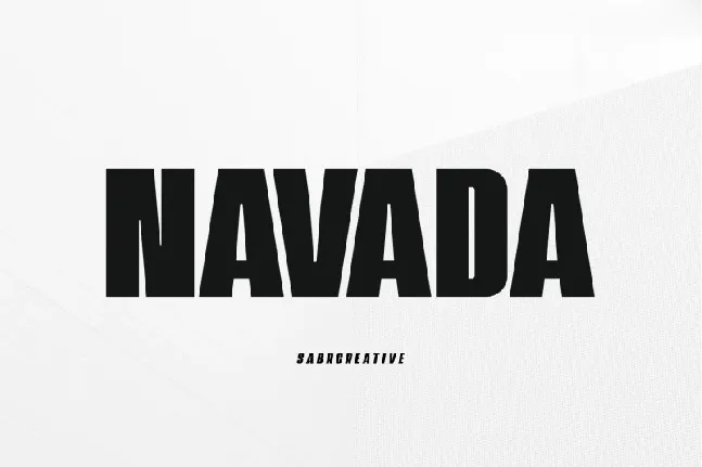 Navada Typeface font