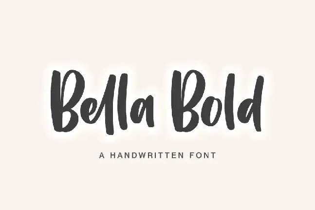 Bella Bold font