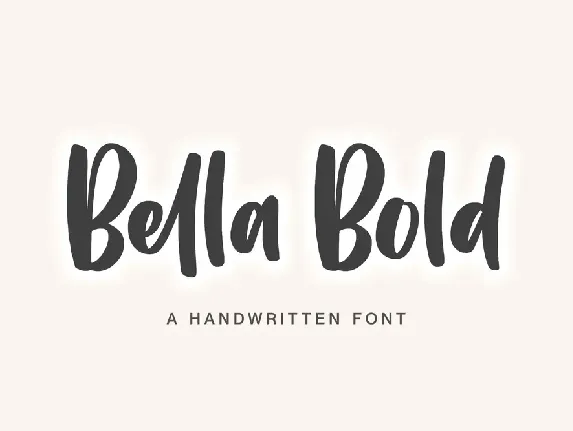 Bella Bold font