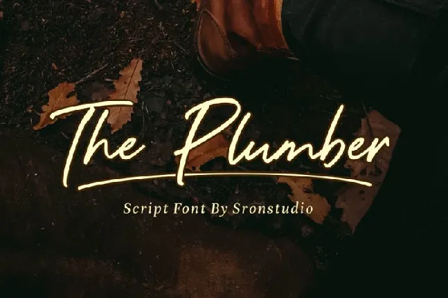 The Plumber Script font