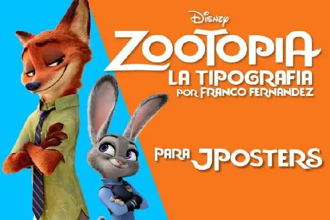 Zootopia JPosters font