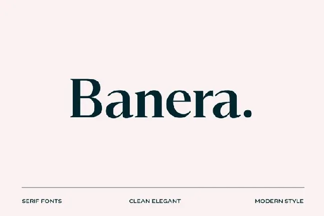 Banera font