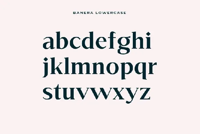 Banera font