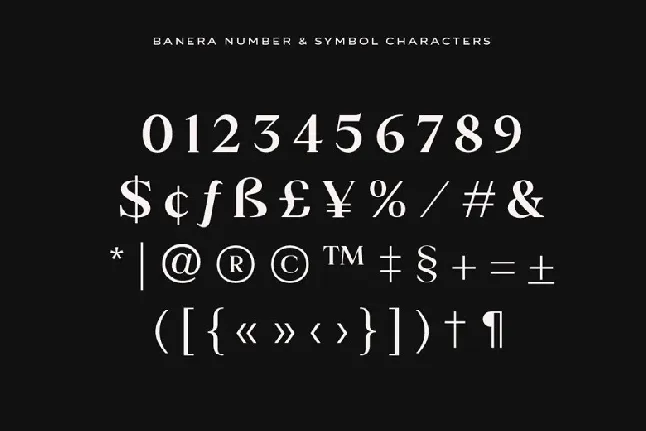 Banera font