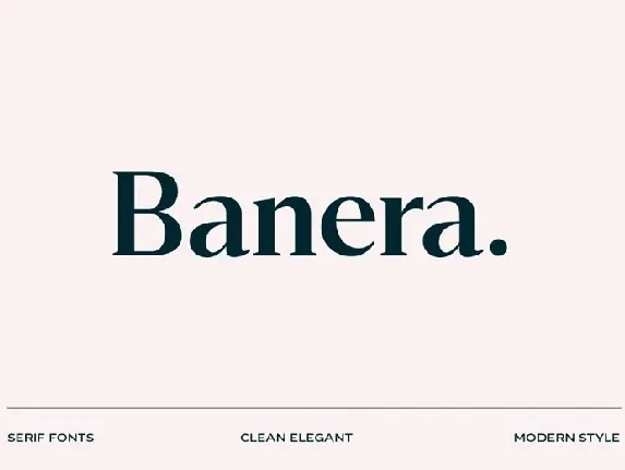 Banera font