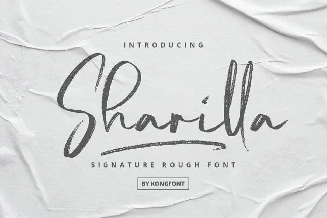 Sharilla font