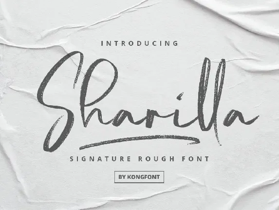 Sharilla font