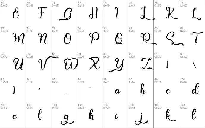 Morrita font