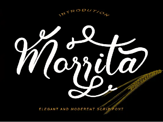 Morrita font