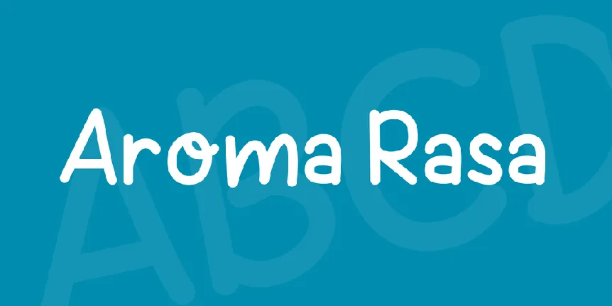 Aroma Rasa font