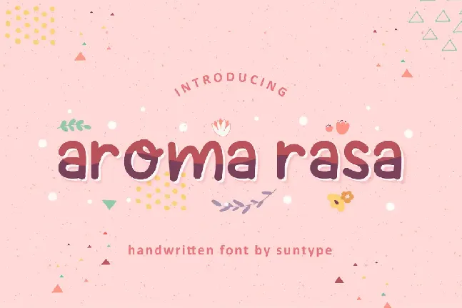 Aroma Rasa font