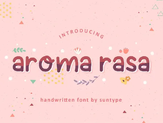 Aroma Rasa font