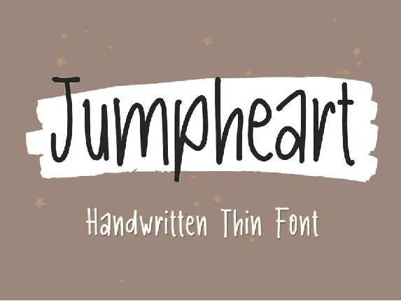 Jumpheart font