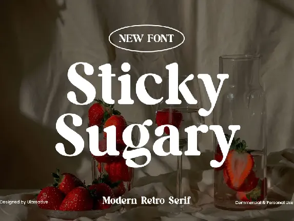 Sticky Sugary font