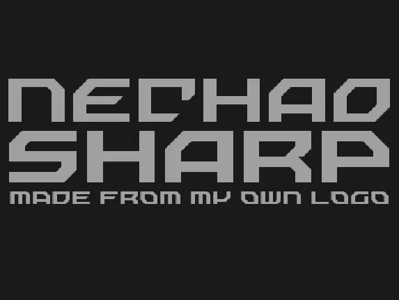 Nechao Sharp font