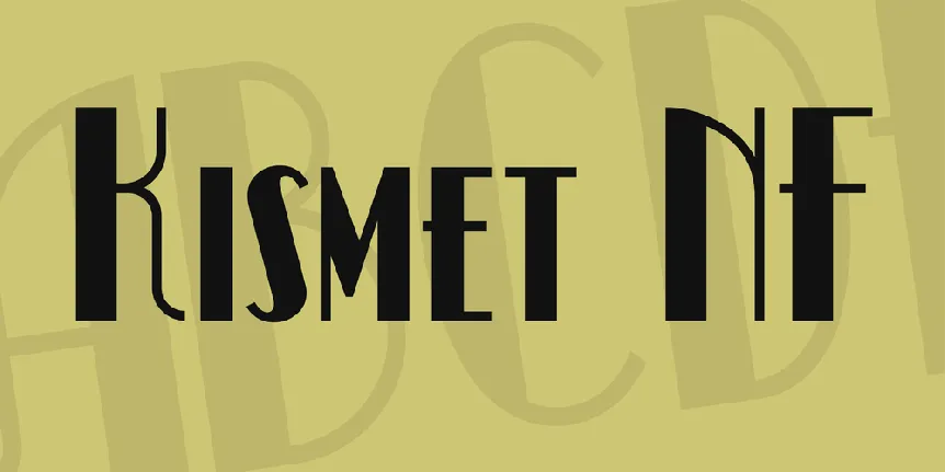 Kismet NF font