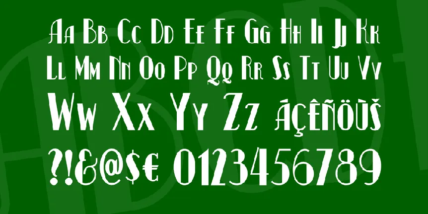 Kismet NF font