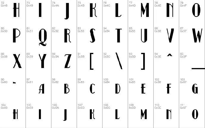 Kismet NF font