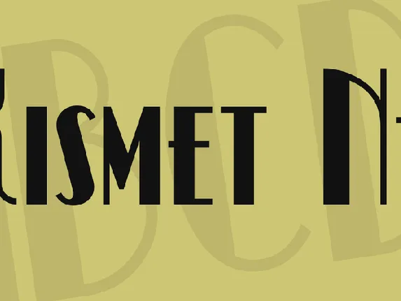 Kismet NF font